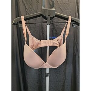 Joyspun Bra Womens 36D Beige Underwire Lightly Lined T Shirt Everyday Comfort